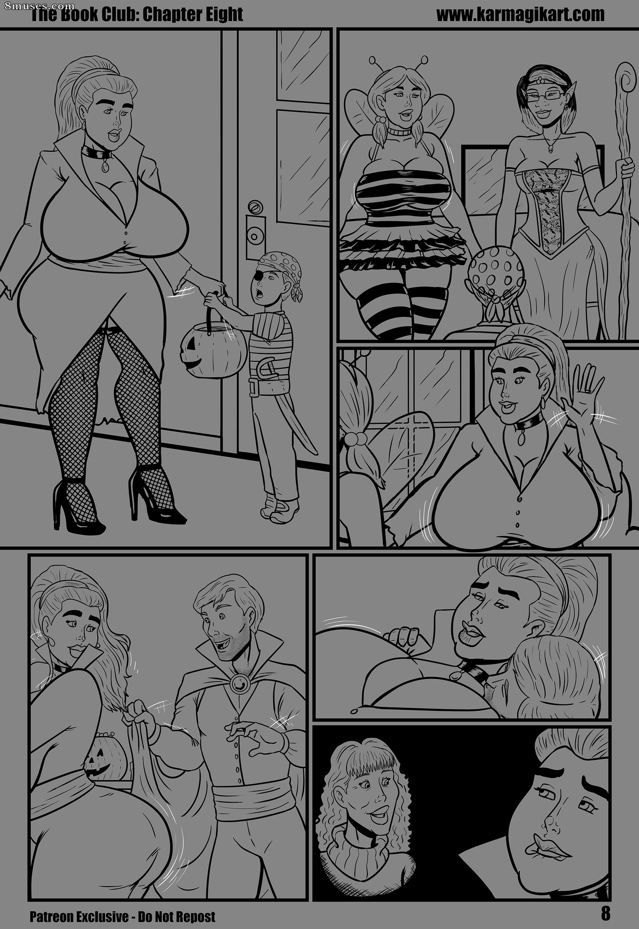 Issue 8 - 4- Black & White - No Text - Page 8