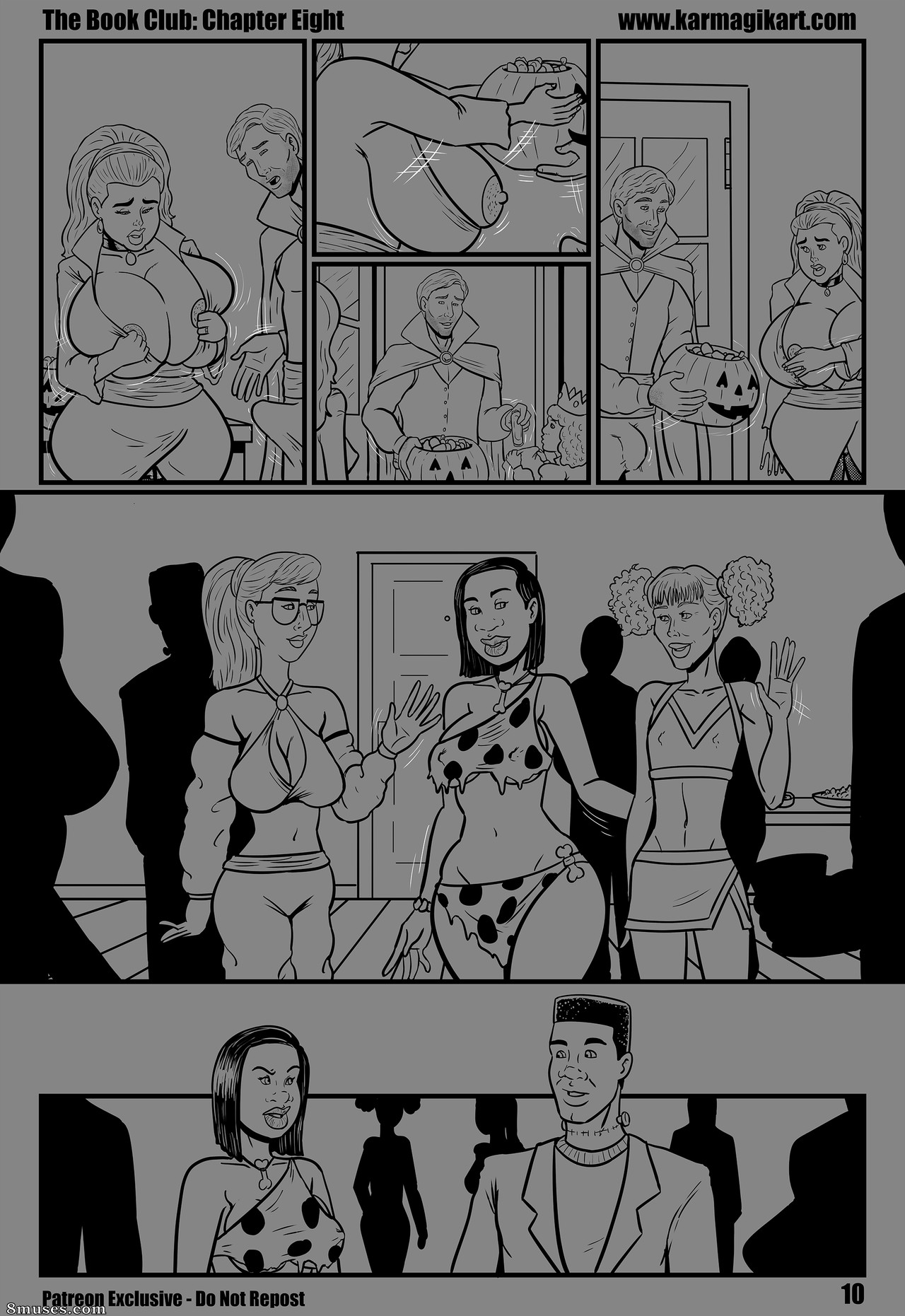 Issue 8 - 4- Black & White - No Text - Page 10