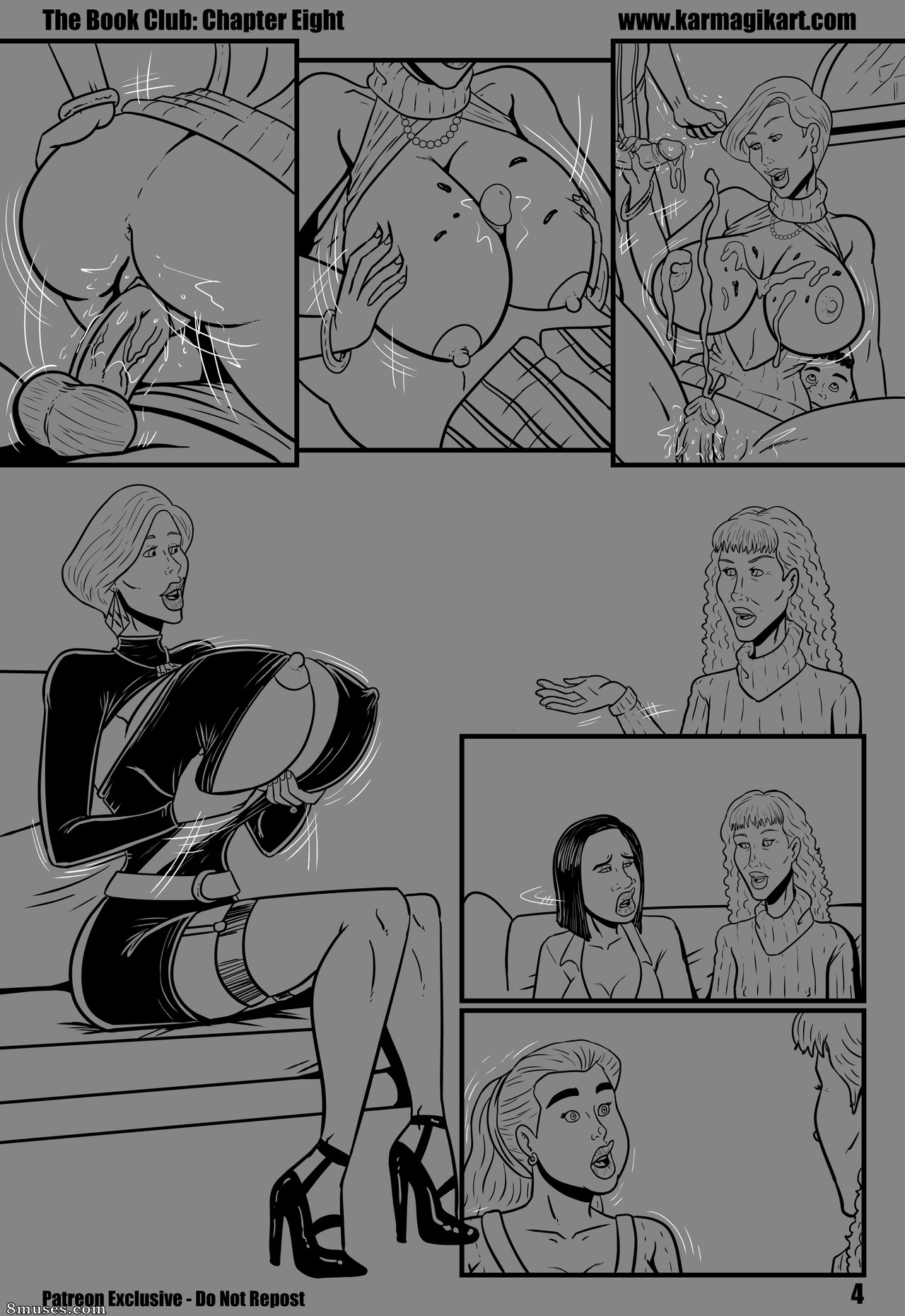 Issue 8 - 4- Black & White - No Text - Page 4