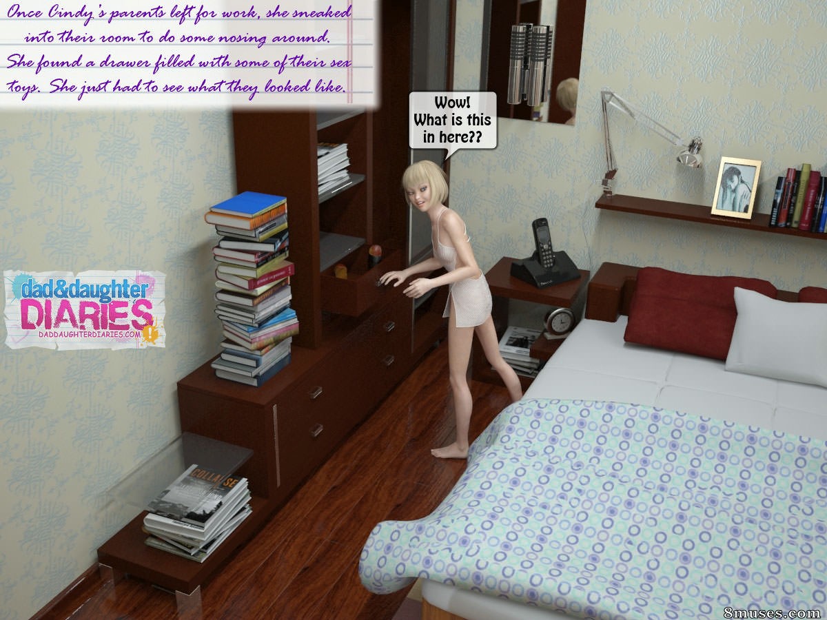 Dad and Daughter Diaries Comics - Brinquedos sexuais - Página 1