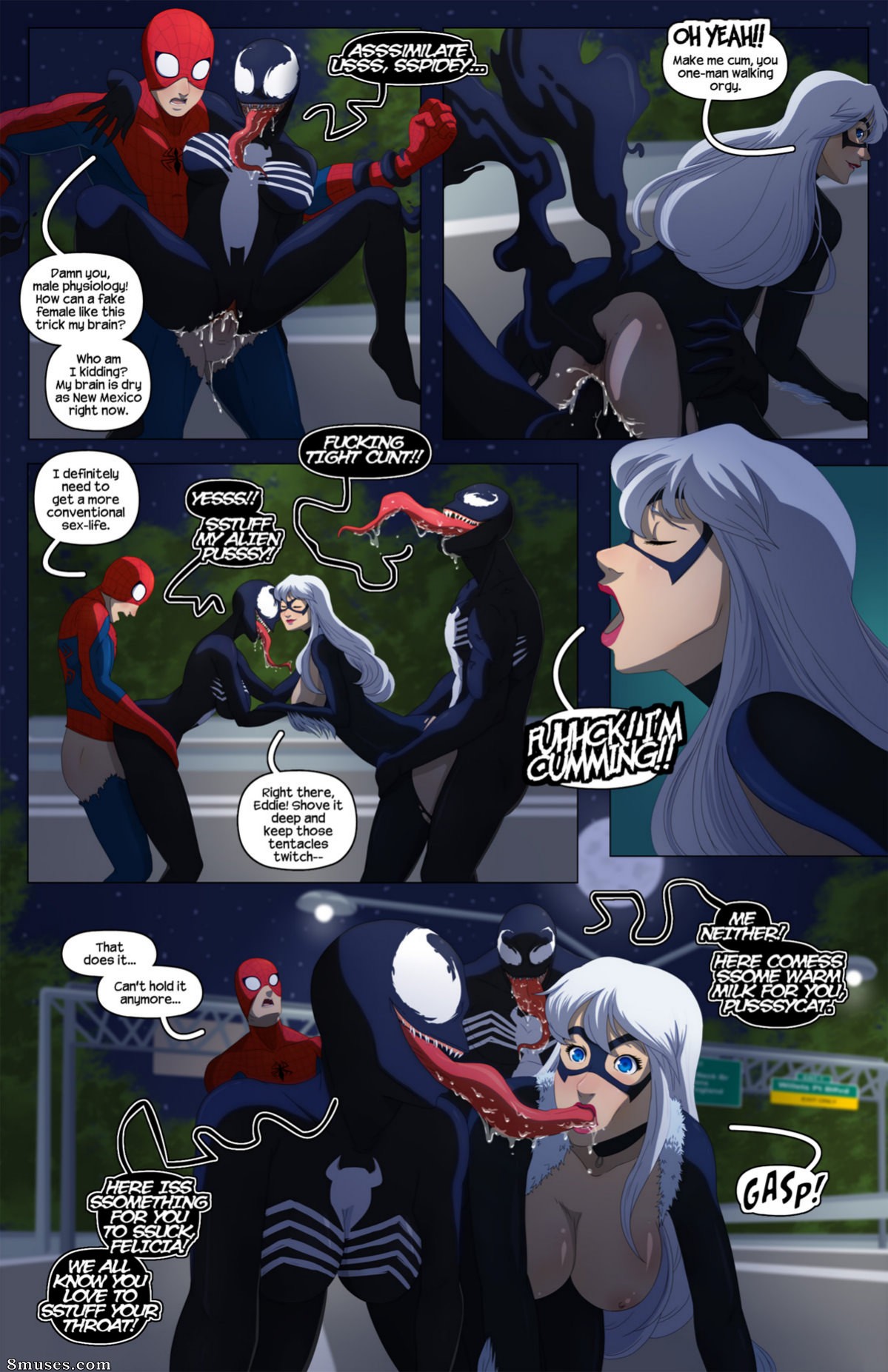Tracy Scops Comics - Spidernafil - Page 8