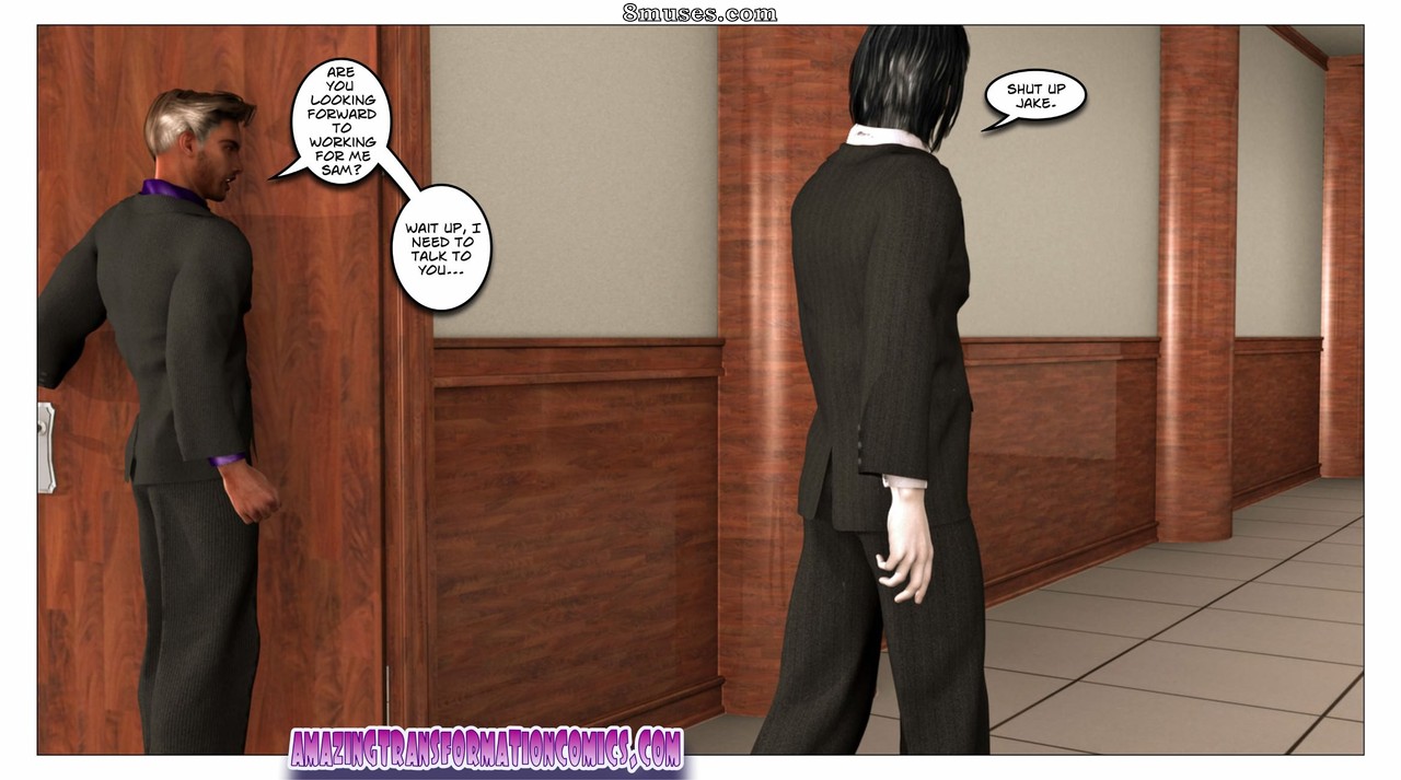 Comics de transformación increíble - Convertida en una secretaria sexy - Página 5