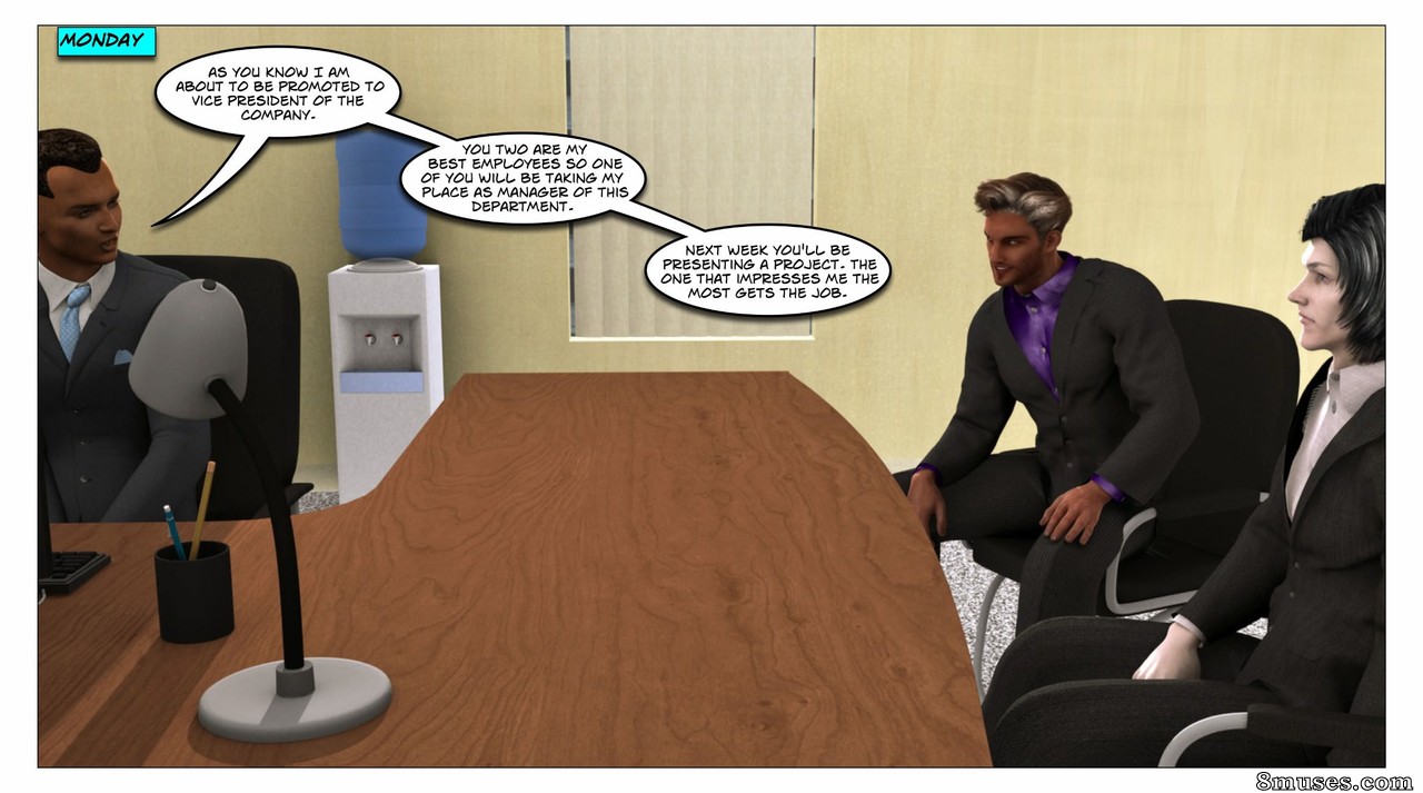 Comics de transformación increíble - Convertida en una secretaria sexy - Página 2