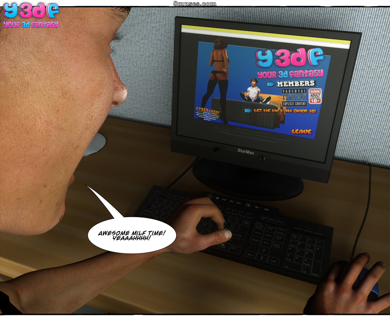 Y3DF - Your3DFantasy.com Comics - Alguma coisa me está perturbando - Página 14