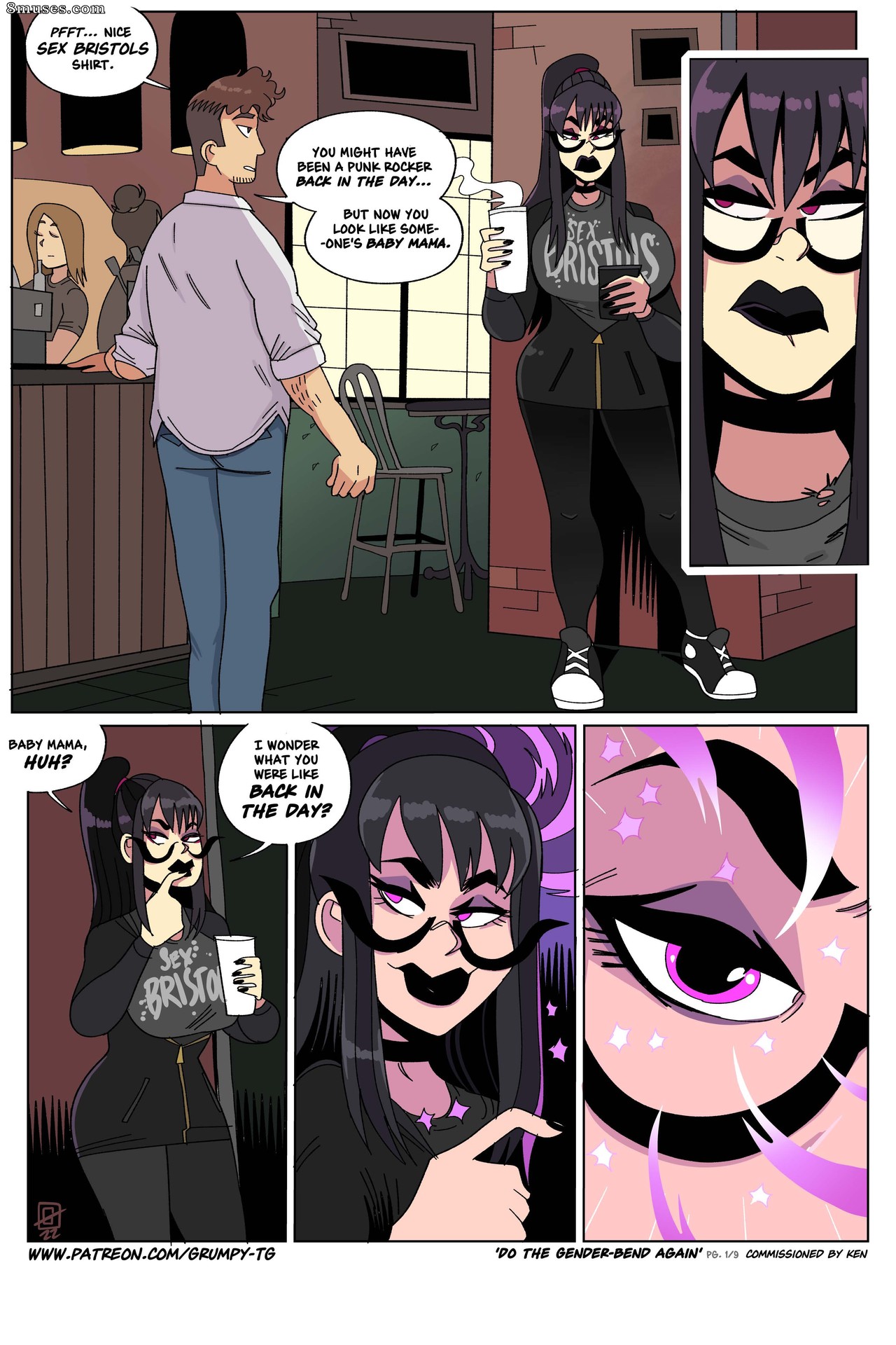 Page 2 | TG-Comics/Grumpy-TG/Do-The-Gender-Bend-Again | 8muses - Sex Comics