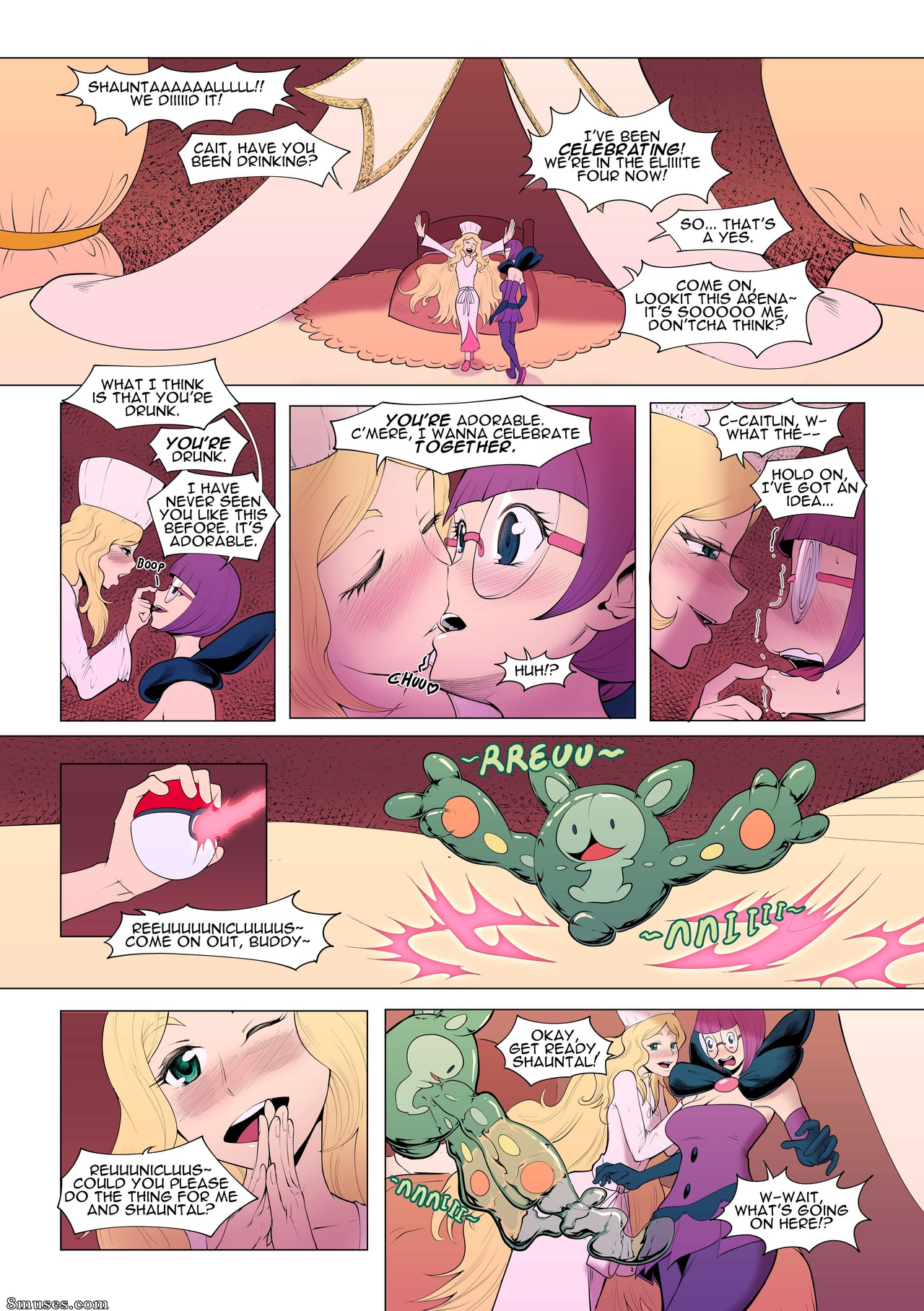 BakuHaku & Linty Comics - Caitlin and Shauntal - Page 1