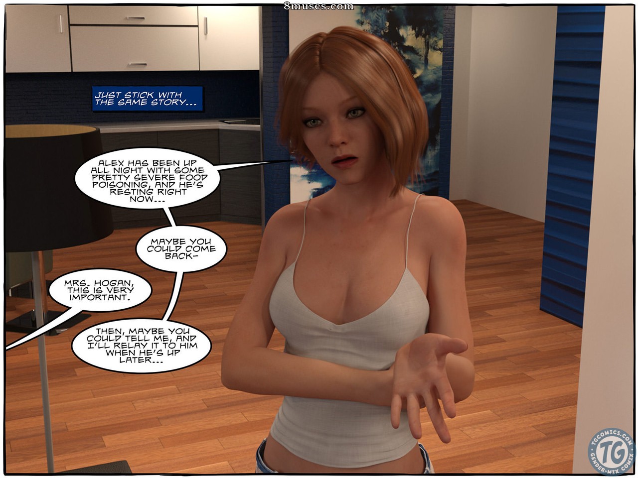 Page 289 | TG-Comics/TGTrinity/My-Wifes-Twin/Issue-6-13 | 8muses - Sex  Comics