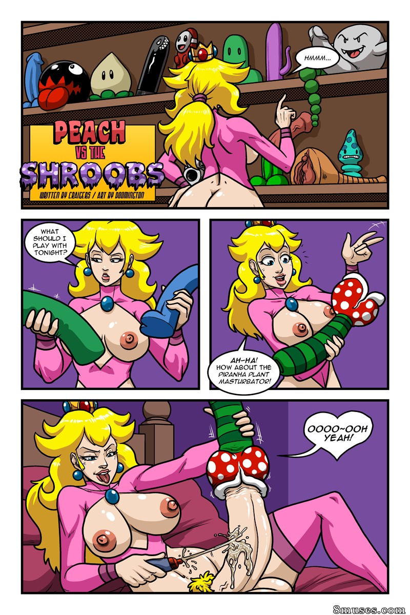 Doomington Comics - Peach vs the Shroobs - Page 1