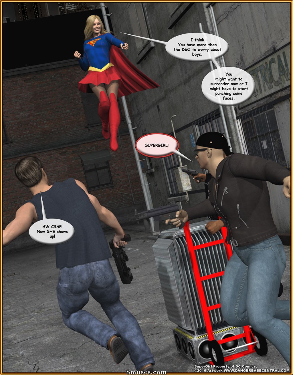 3D - Supergirl - The Heist - Page 3