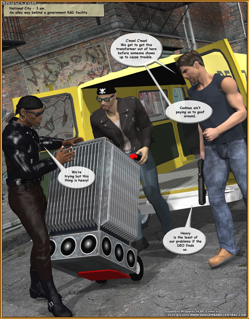 3D - Supergirl - The Heist - Page 2