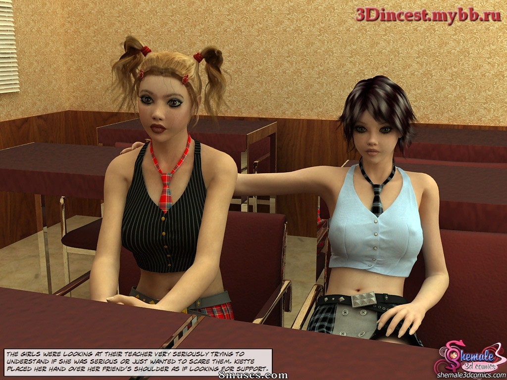 Shemale3DComics.com Collection - Séduit par des étudiants - Page 5