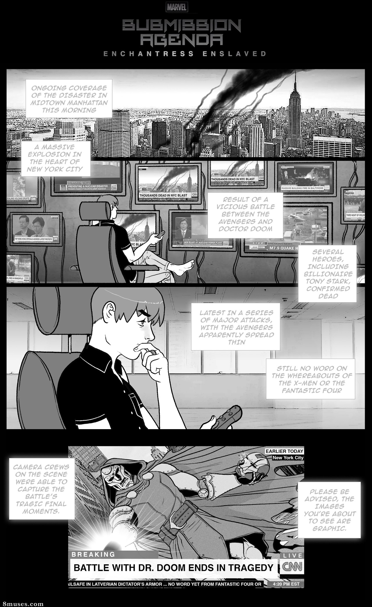 Pegasus Comics - Ordre du jour de soumission - Enchantrice - Révisité - Page 1
