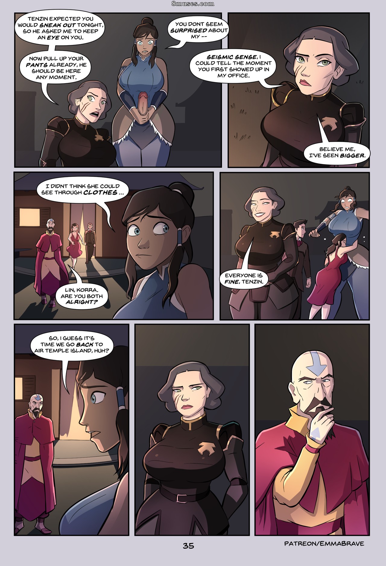 Page 36 | Emmabrave-Comics/Korra/Book-One | 8muses - Sex Comics