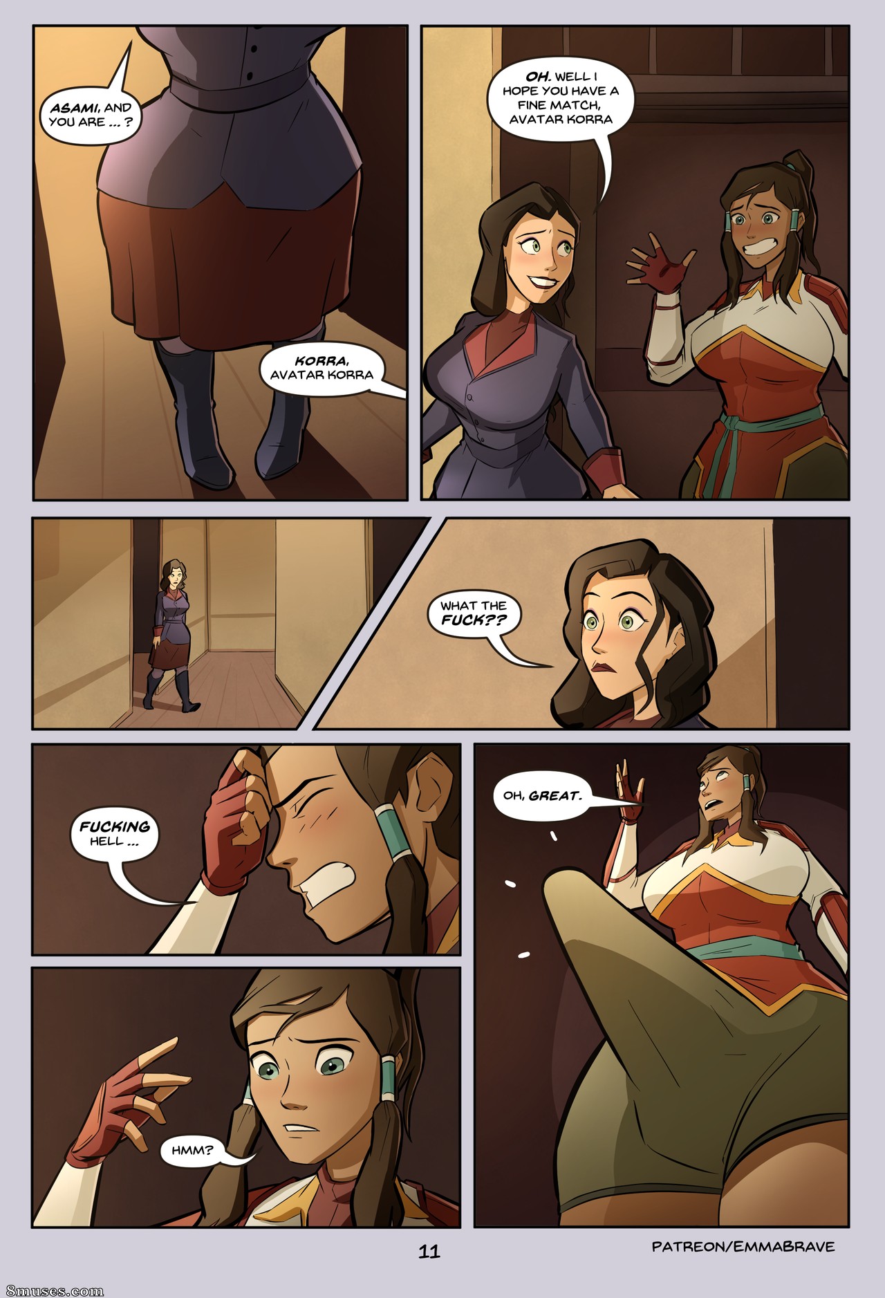 Page 11 | Emmabrave-Comics/Korra/Book-One | 8muses - Sex Comics