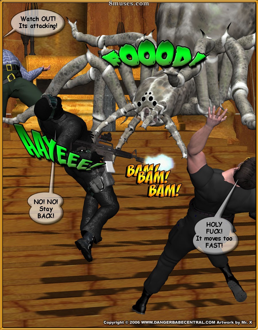 3D - Sara Kraft and Kim Li in Curse of the Gold Spider - Page 128