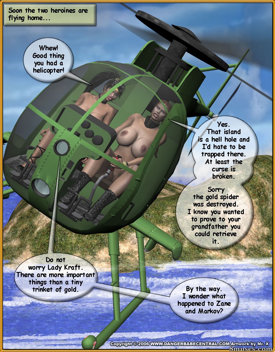 3D - Sara Kraft and Kim Li in Curse of the Gold Spider - Page 185