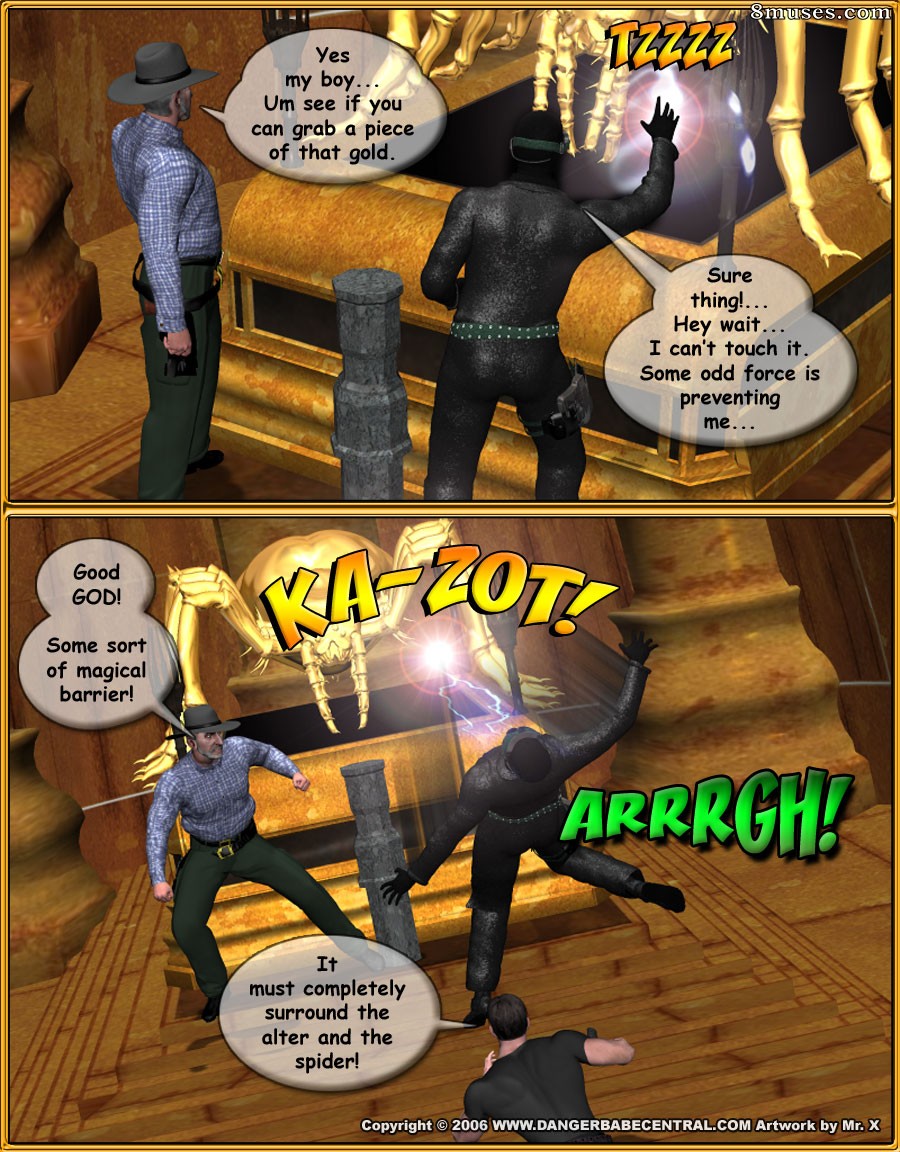 3D - Sara Kraft and Kim Li in Curse of the Gold Spider - Page 110