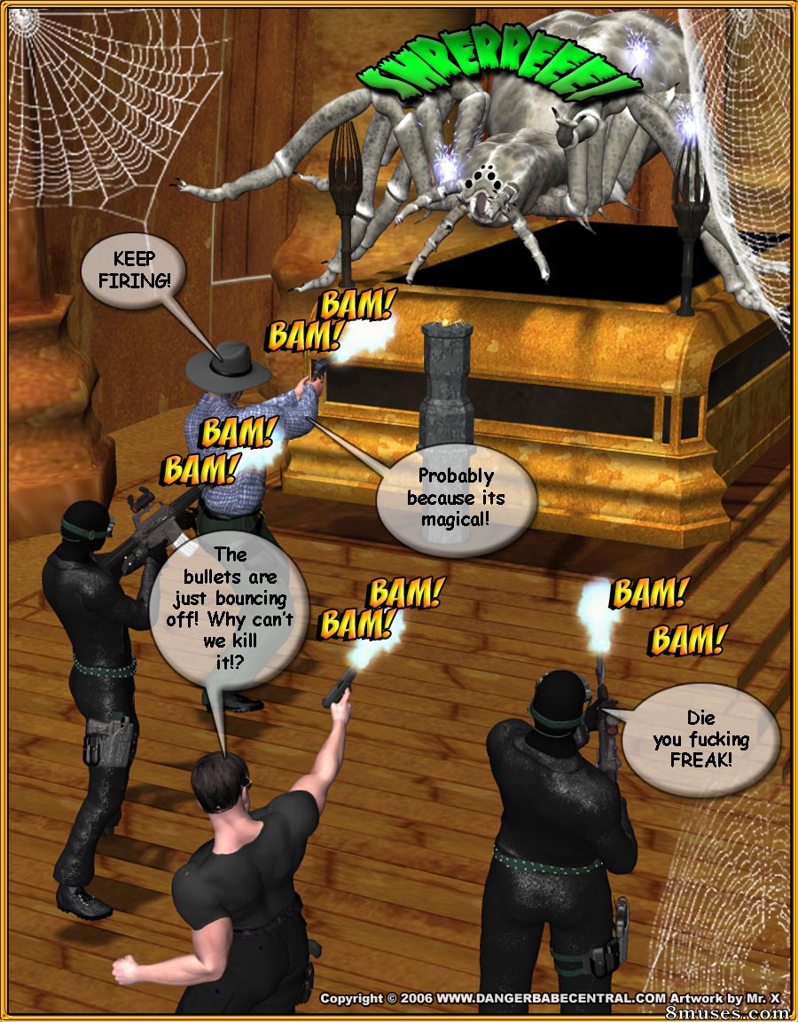 3D - Sara Kraft and Kim Li in Curse of the Gold Spider - Page 127