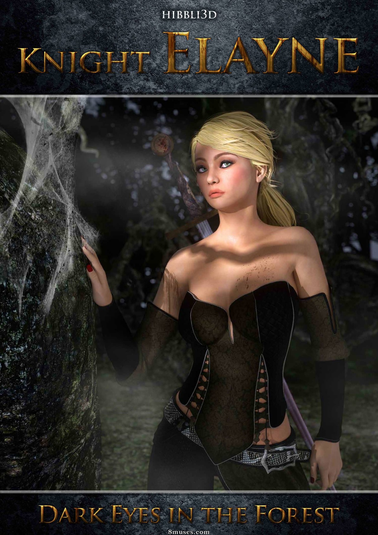 Knight Elayne - Dark Eyes in the Forest - story - Page 1