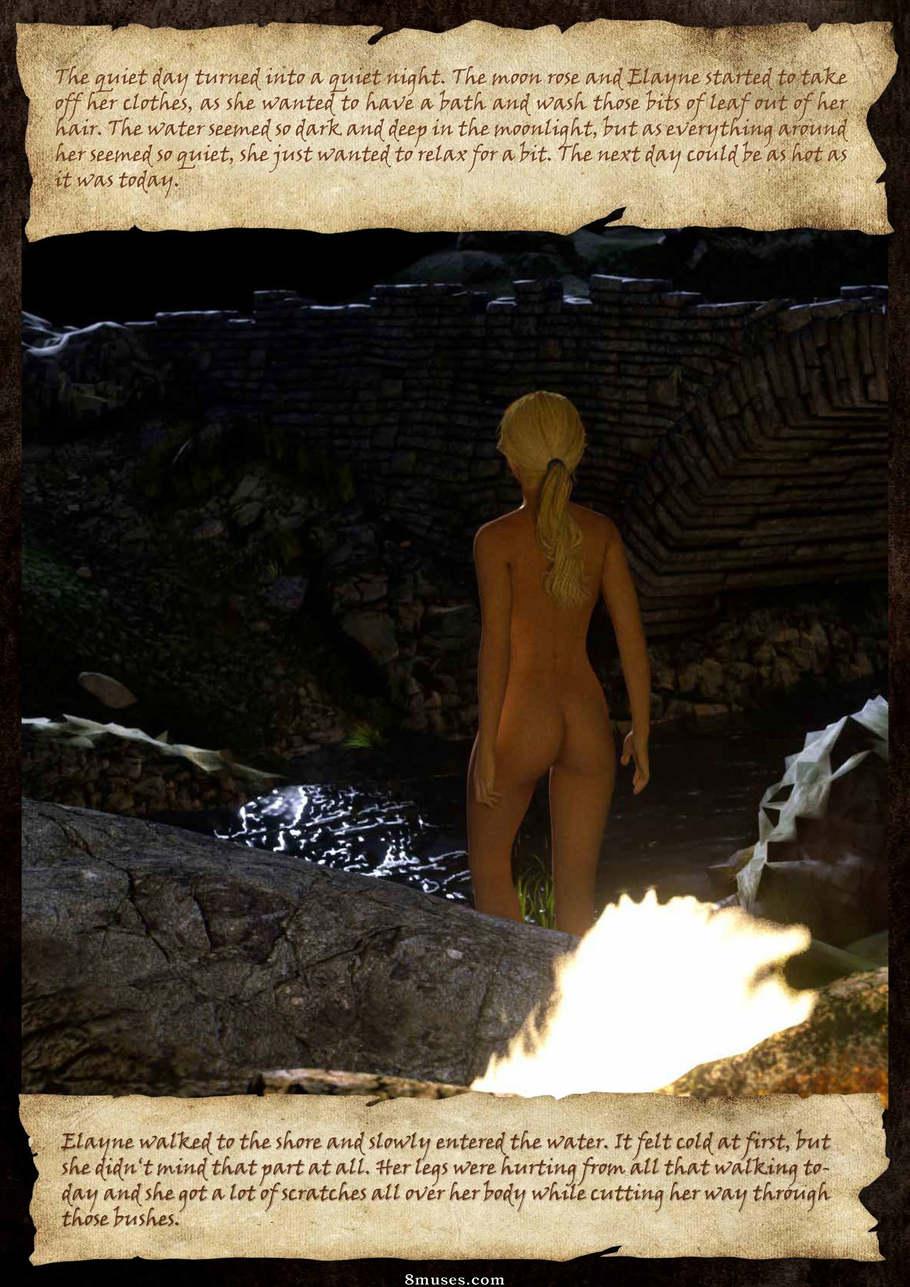 Knight Elayne - Dark Eyes in the Forest - story - Page 5