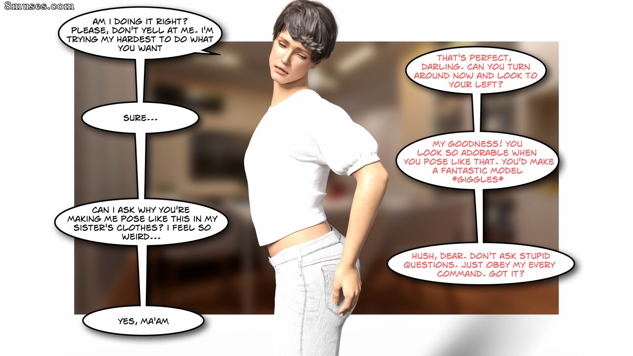 LovelyTGCaptions - My mom feminized me - Page 6