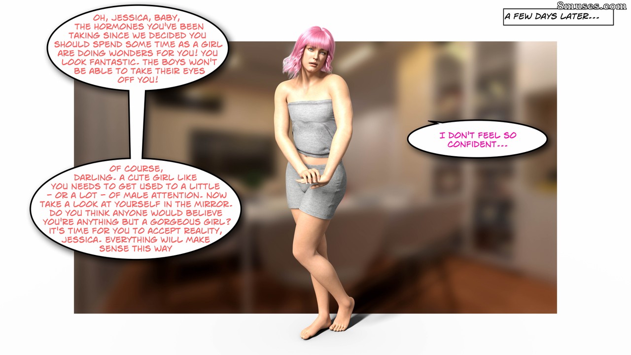 LovelyTGCaptions - Minha mãe me feminizou - Página 13