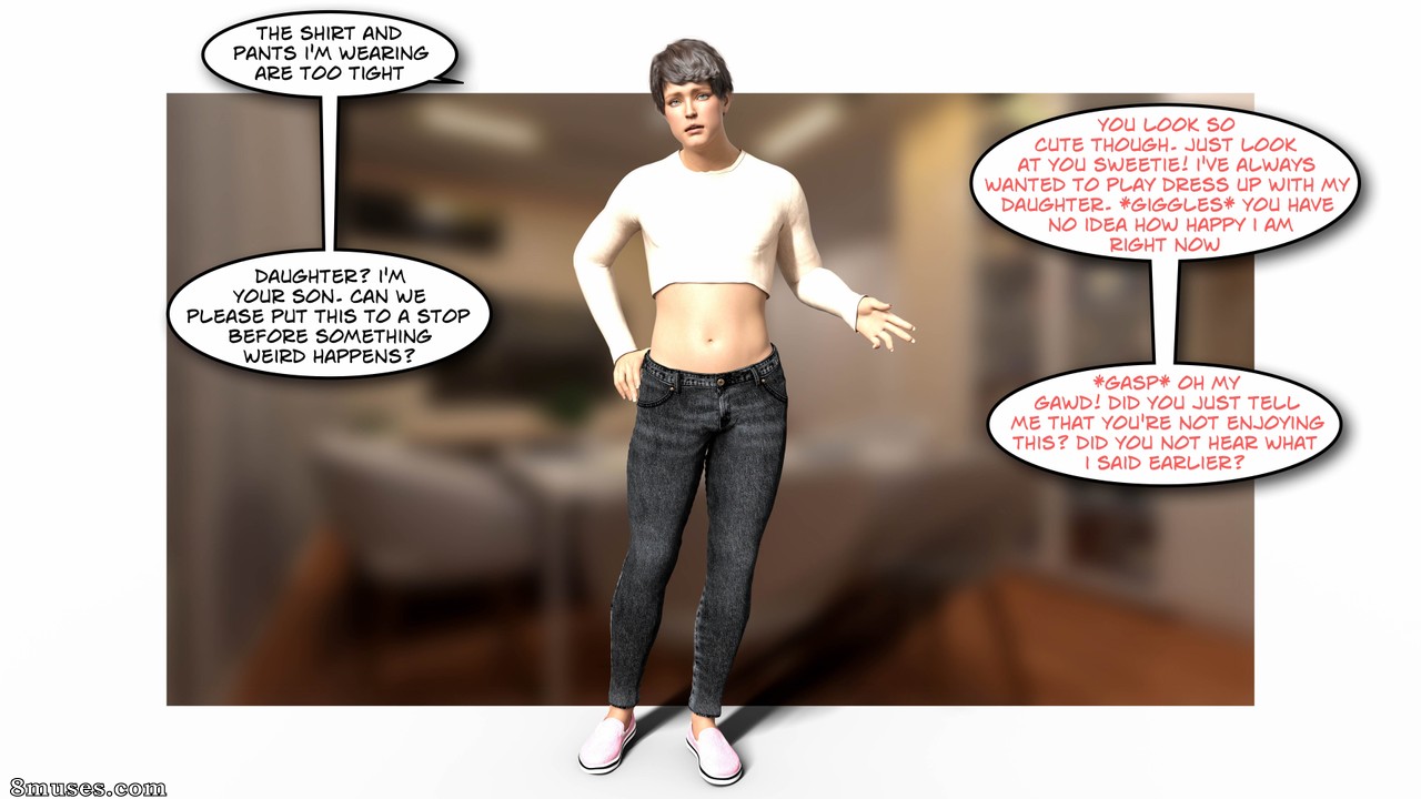 LovelyTGCaptions - Minha mãe me feminizou - Página 7