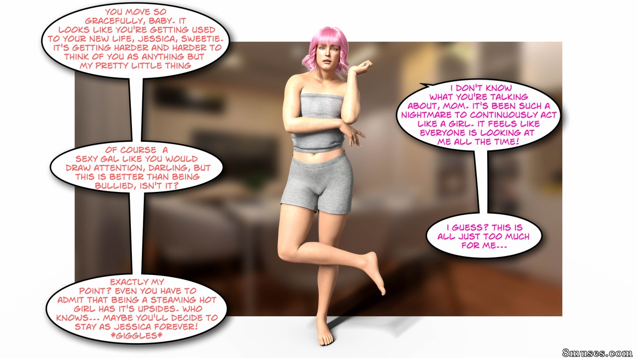 LovelyTGCaptions - Minha mãe me feminizou - Página 14