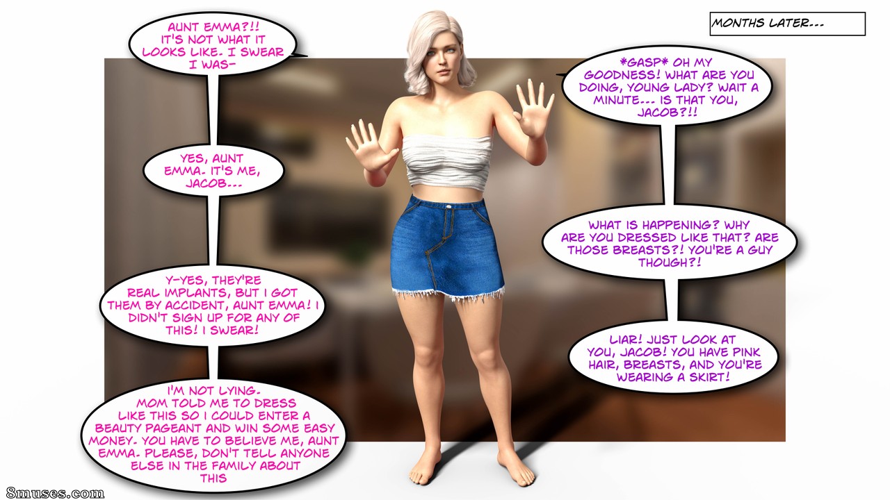 LovelyTGCaptions - Minha mãe me feminizou - Página 15