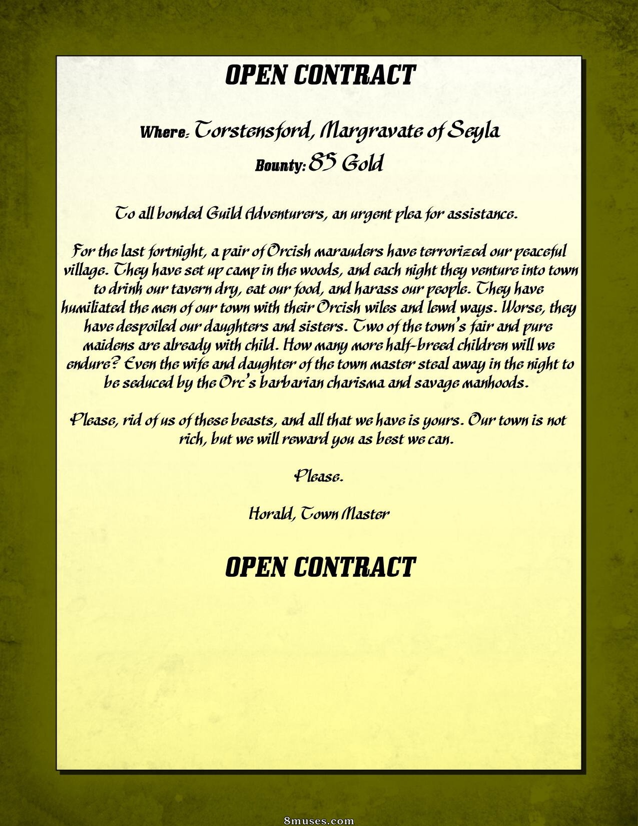 KomradeErotika - The Young Adventurer Vol 1 - Sammy and the Orcs - Page 1