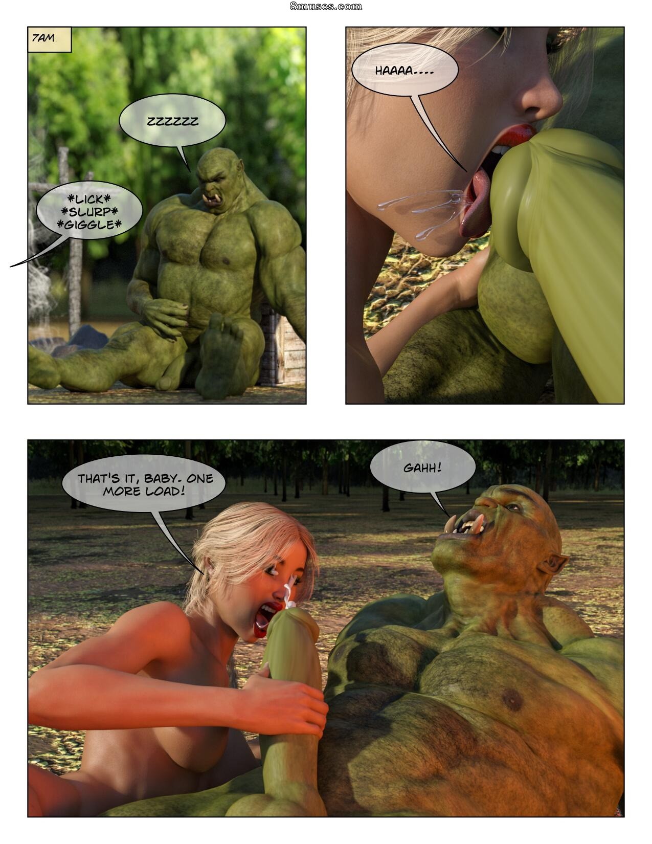 KomradeErotika - The Young Adventurer Vol 1 - Sammy and the Orcs - Page 9