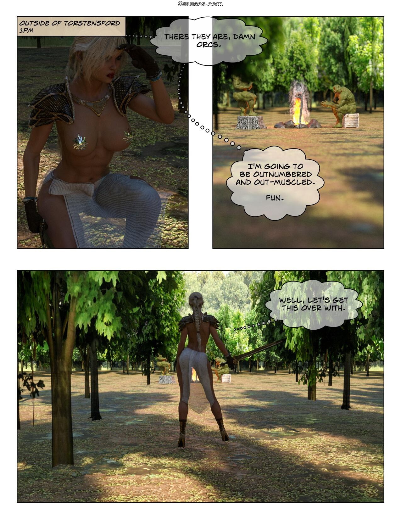 KomradeErotika - The Young Adventurer Vol 1 - Sammy and the Orcs - Page 2