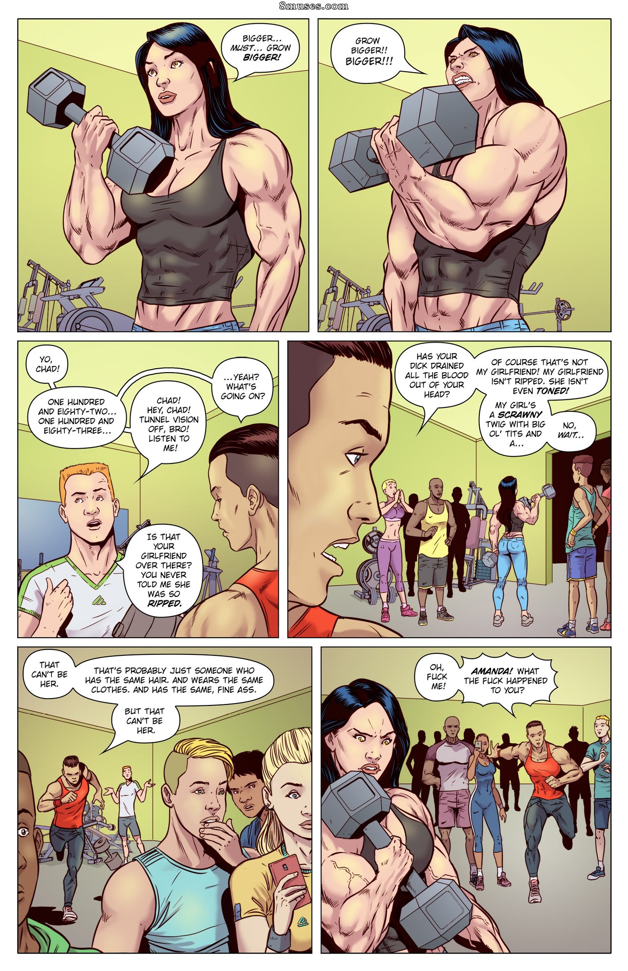 Curse of the Were Bodybuilder - Issue 1 - Page 9