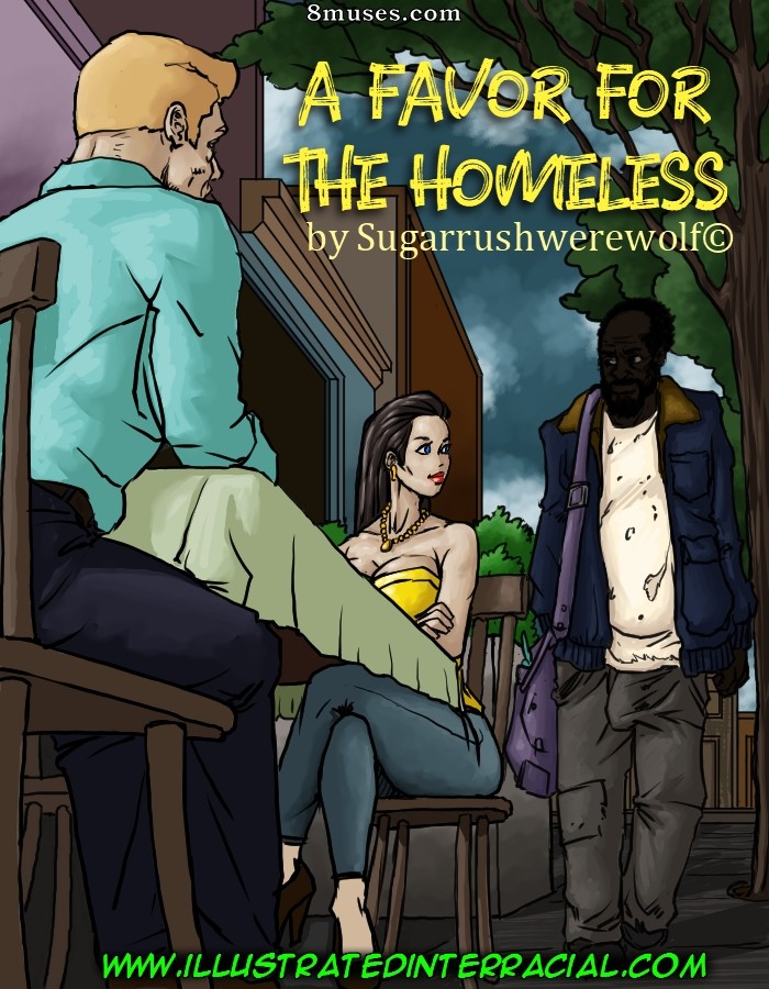IllustratedInterracial.com Comics - A Favor for the Homeless - Page 1