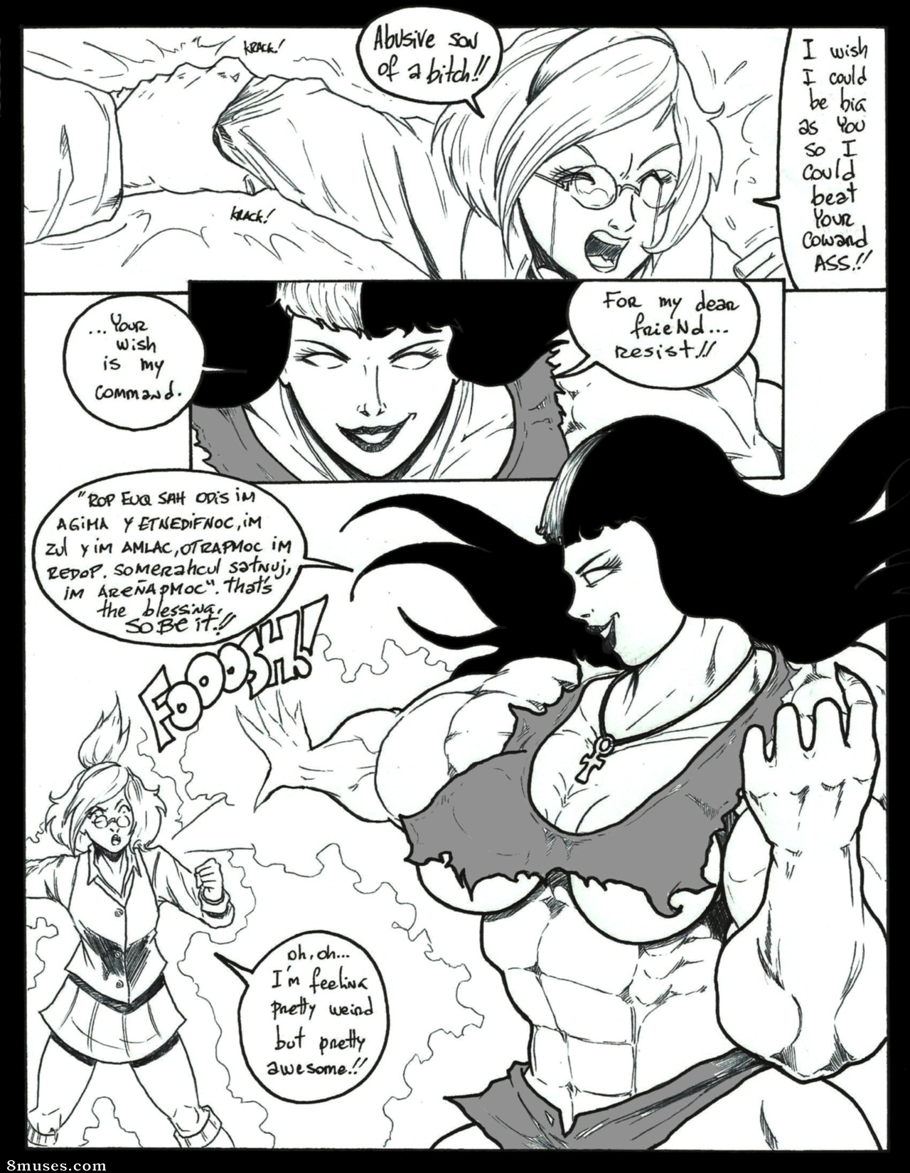 Quadrinhos de músculo feminino poderoso - Artesanato robusto - Página 12