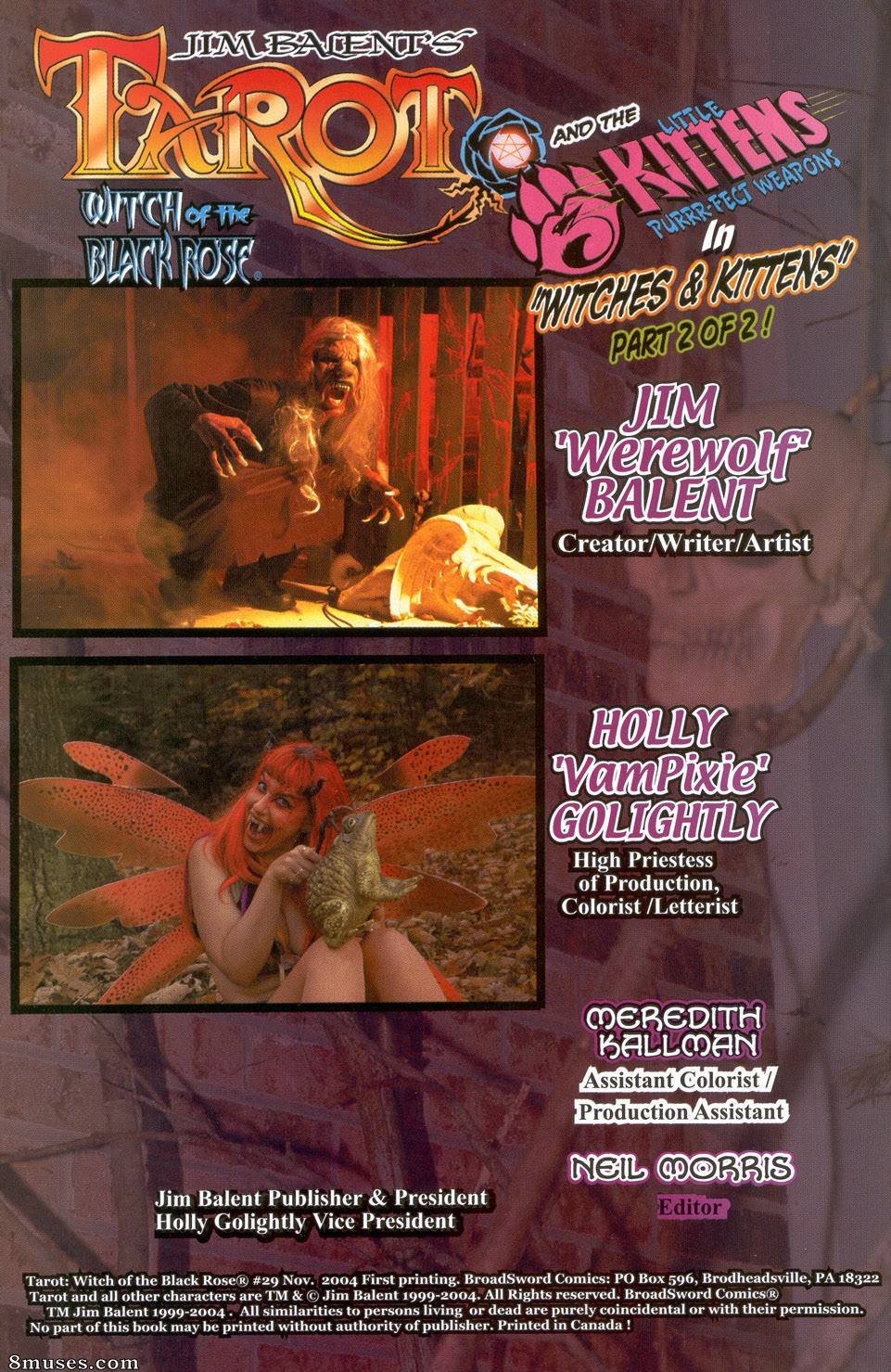BroadSword Comics - Tarot - Witch of the Black Rose 029 - Page 2