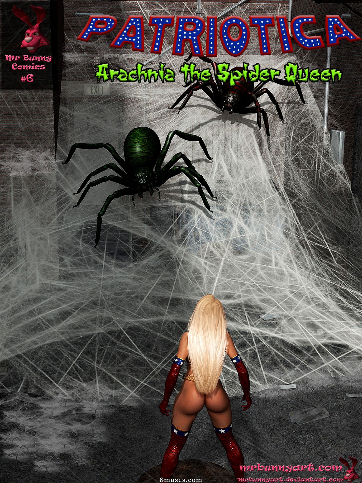 MrBunny Comics - Halloween 2017 - Patriotica contre Arachnia - Page 1