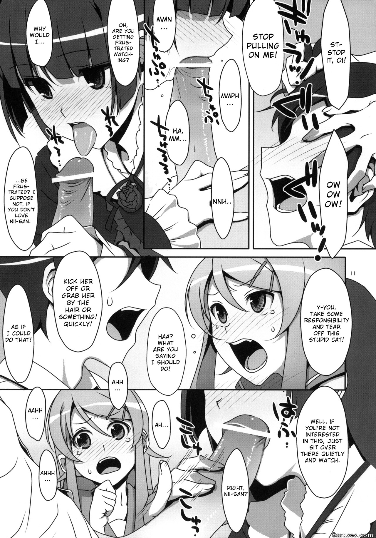 Ore no imouto ga konna ni kawaii wake ga nai - O livro que não me deixa dormir por brigar com a gato preta e a irmã - Página 10