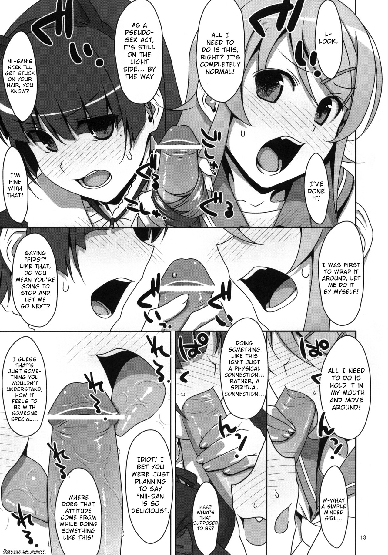 Ore no imouto ga konna ni kawaii wake ga nai - O livro que não me deixa dormir por brigar com a gato preta e a irmã - Página 12