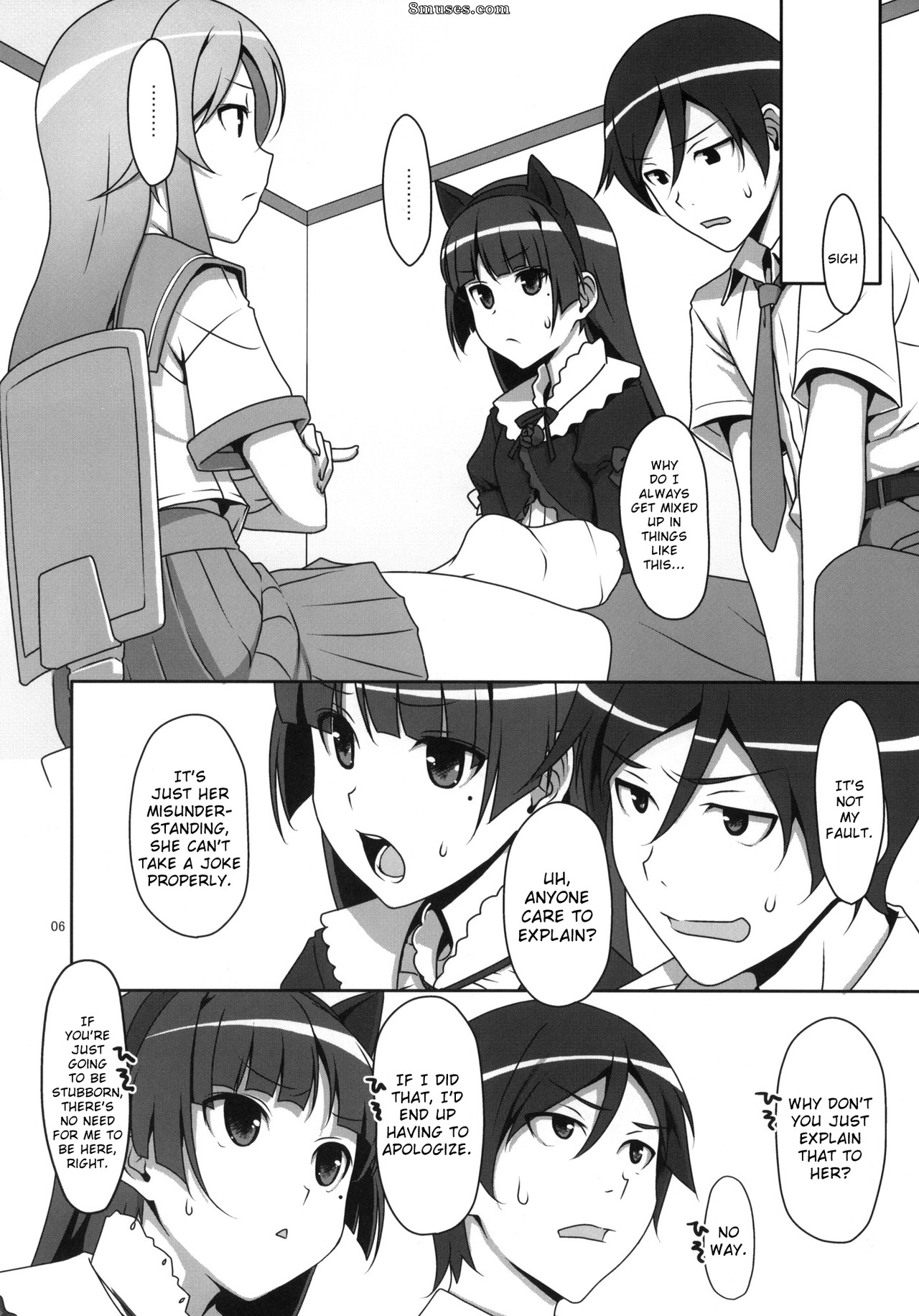 Ore no imouto ga konna ni kawaii wake ga nai - O livro que não me deixa dormir por brigar com a gato preta e a irmã - Página 5