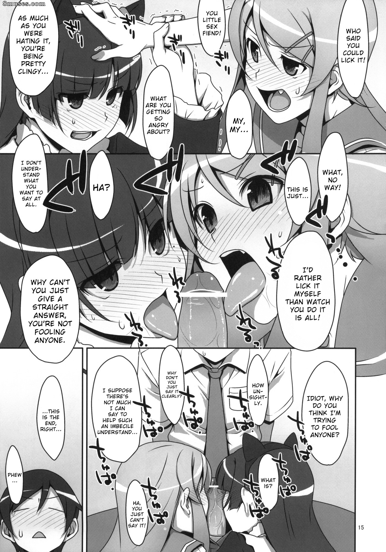 Ore no imouto ga konna ni kawaii wake ga nai - O livro que não me deixa dormir por brigar com a gato preta e a irmã - Página 14