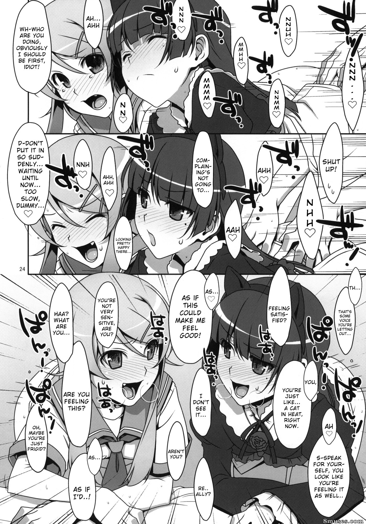 Ore no imouto ga konna ni kawaii wake ga nai - O livro que não me deixa dormir por brigar com a gato preta e a irmã - Página 23