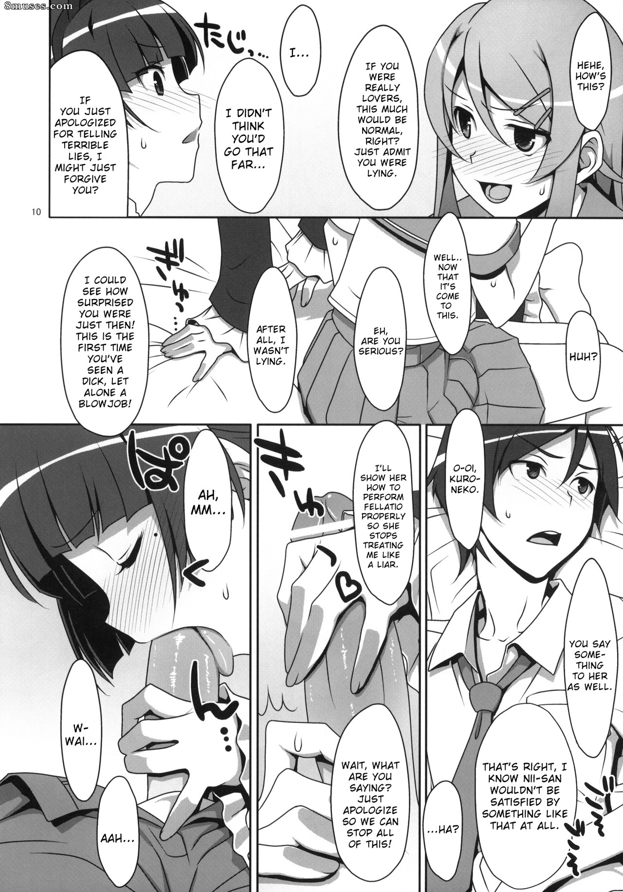 Ore no imouto ga konna ni kawaii wake ga nai - O livro que não me deixa dormir por brigar com a gato preta e a irmã - Página 9