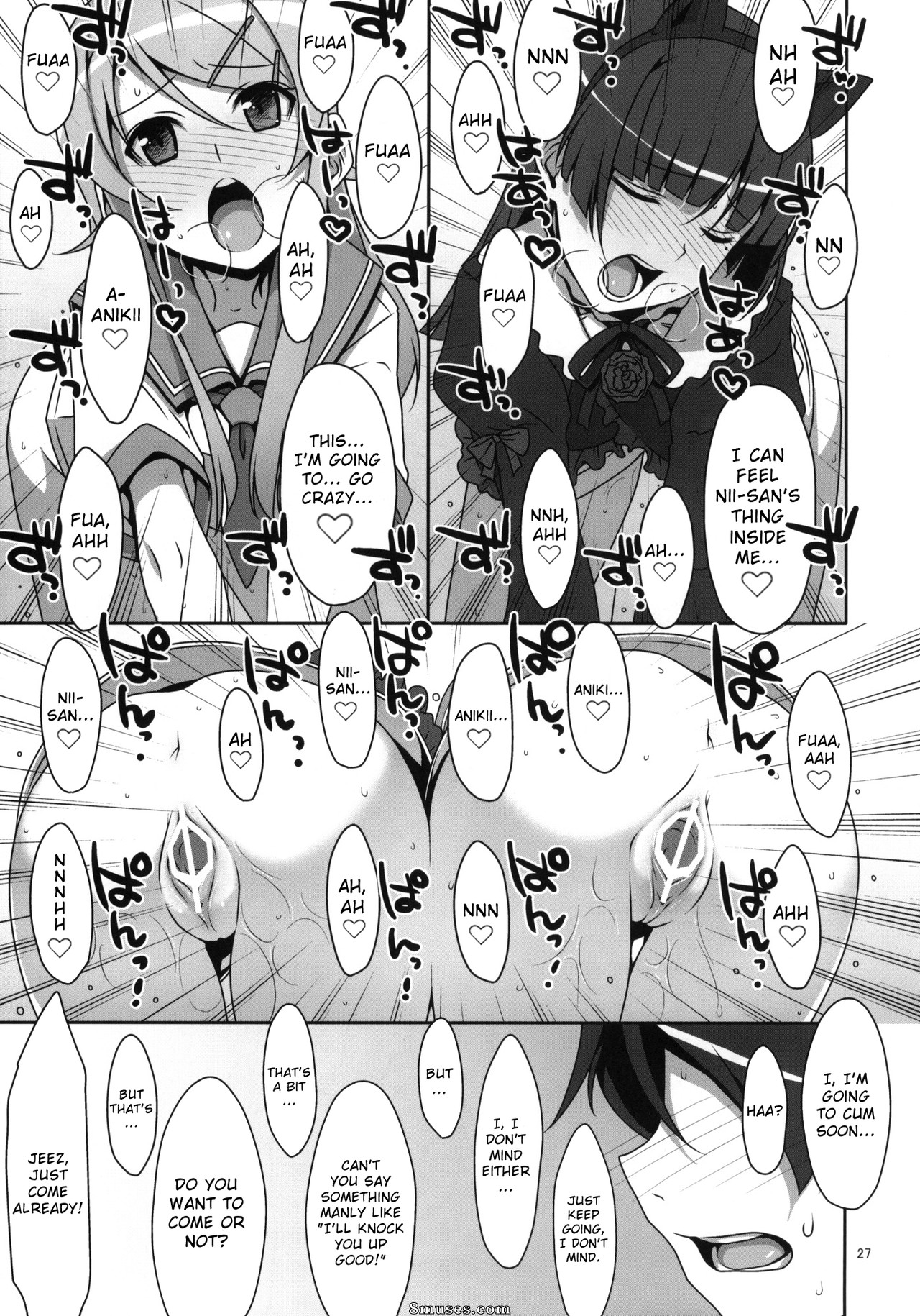 Ore no imouto ga konna ni kawaii wake ga nai - O livro que não me deixa dormir por brigar com a gato preta e a irmã - Página 26