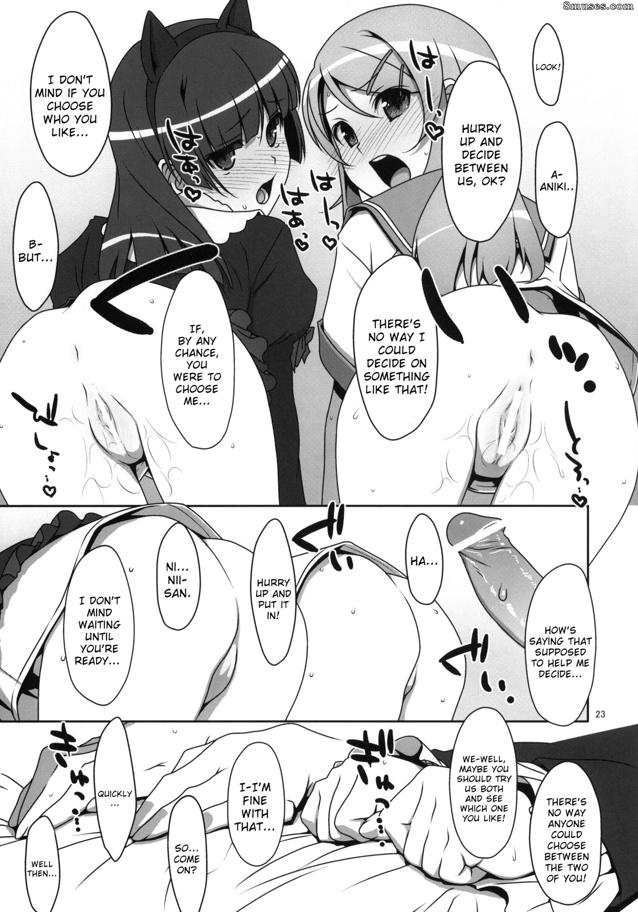 Ore no imouto ga konna ni kawaii wake ga nai - O livro que não me deixa dormir por brigar com a gato preta e a irmã - Página 22