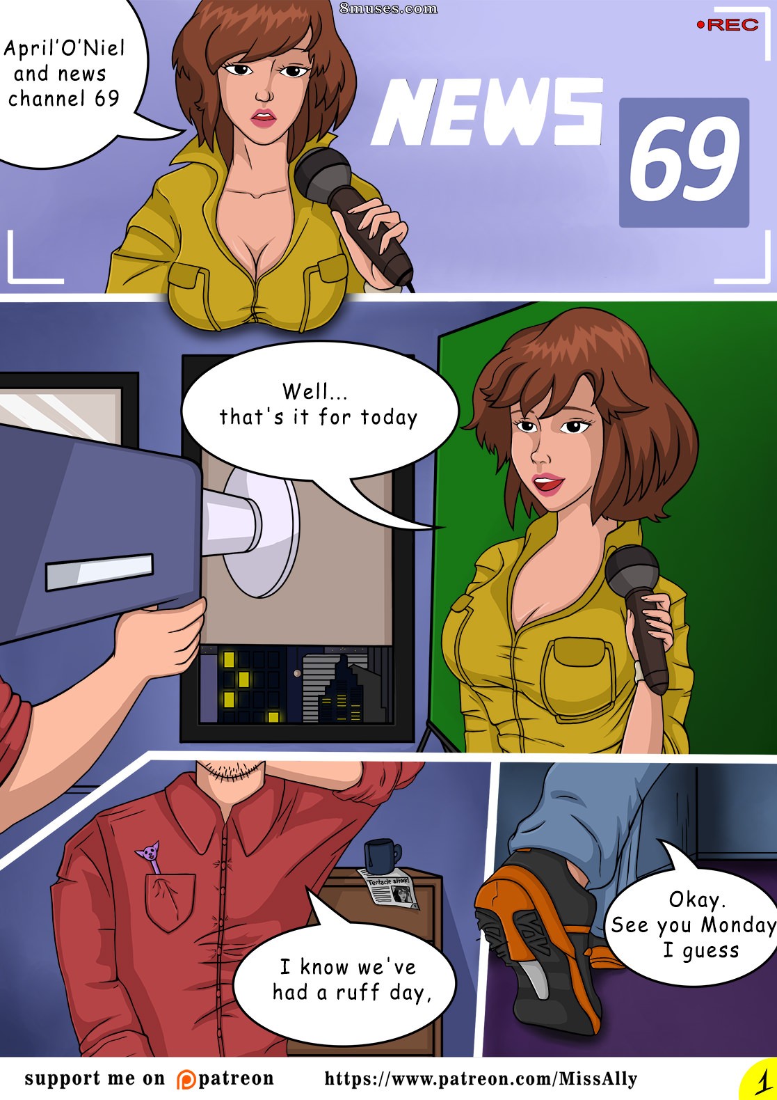 Miss Ally - April O'Neil - News 69 - Page 2