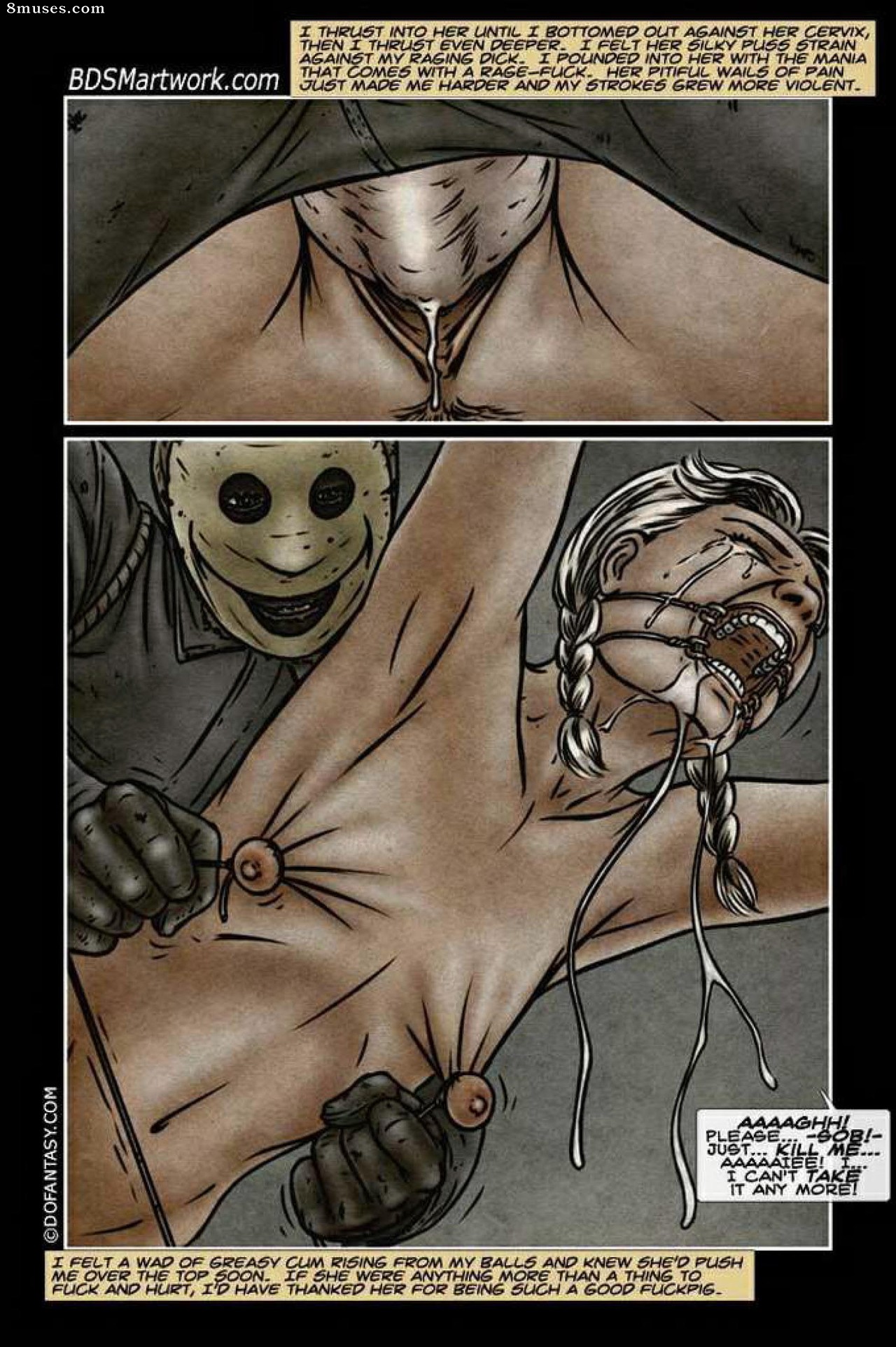 Dofantasy - BDSMArtwork Old Stuff - Terrorized Campgirls - Page 44