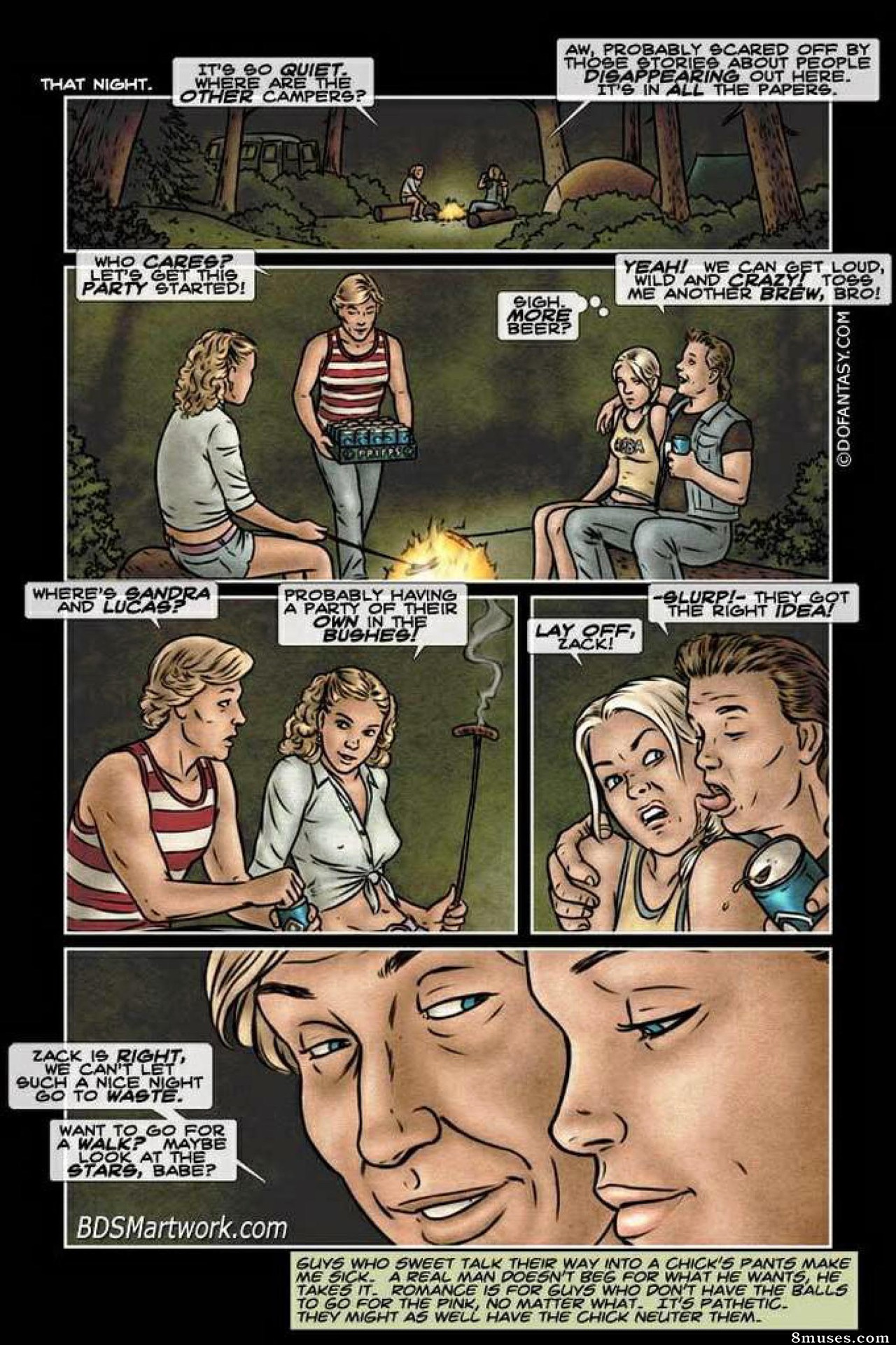 Dofantasy - BDSMArtwork Old Stuff - Terrorized Campgirls - Page 5