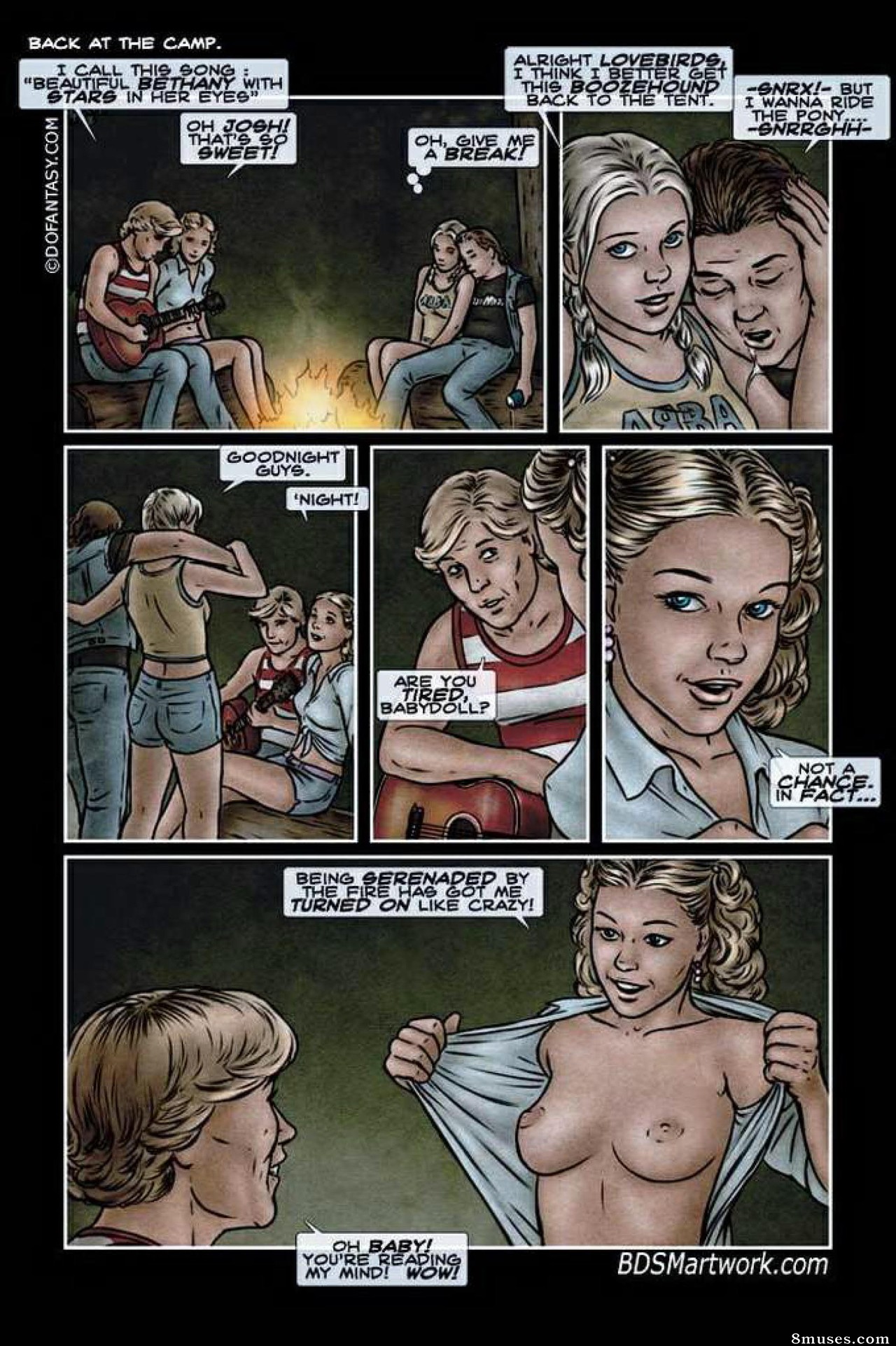 Dofantasy - BDSMArtwork Old Stuff - Terrorized Campgirls - Page 16