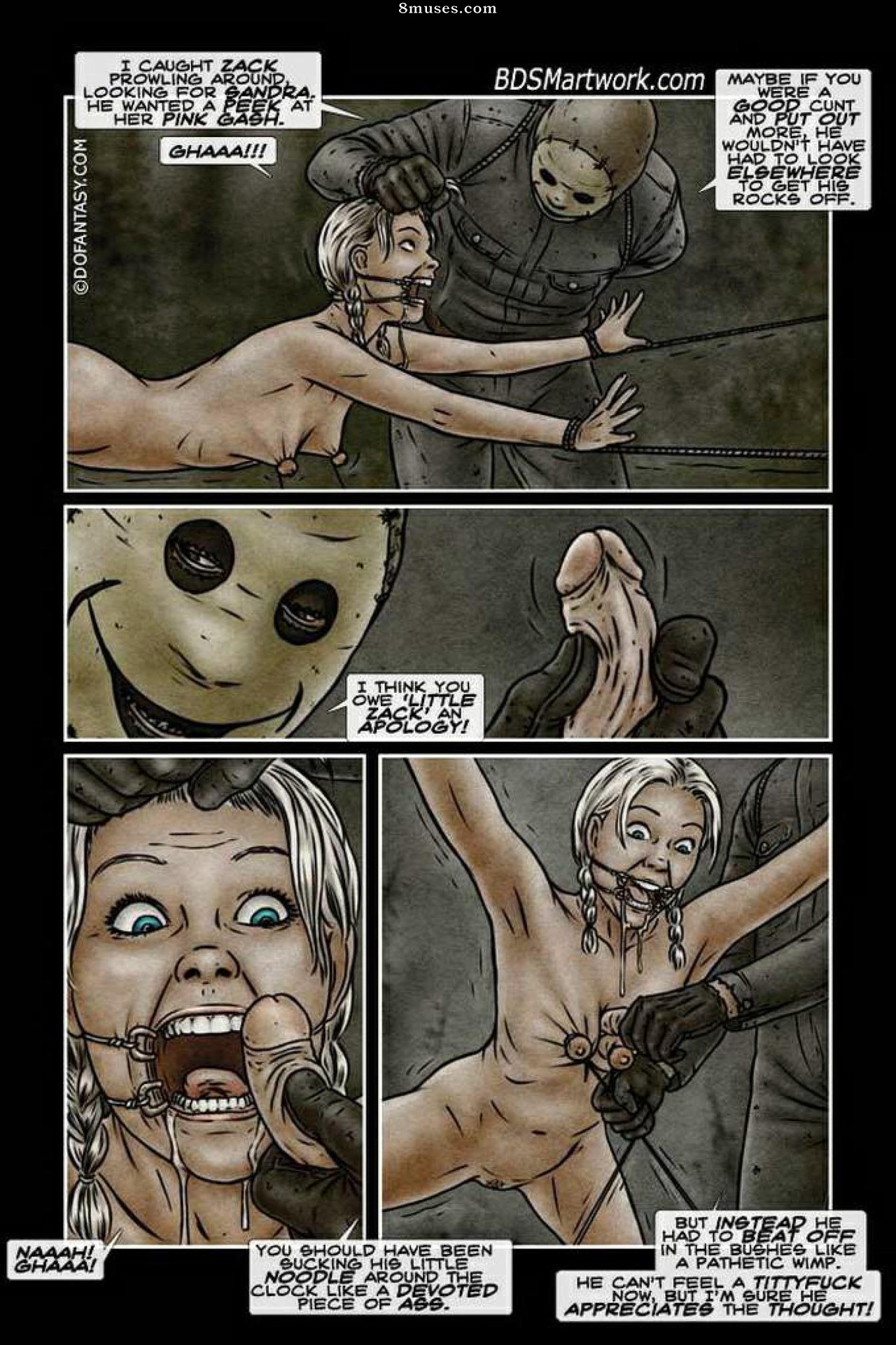 Dofantasy - BDSMArtwork Old Stuff - Terrorized Campgirls - Page 40